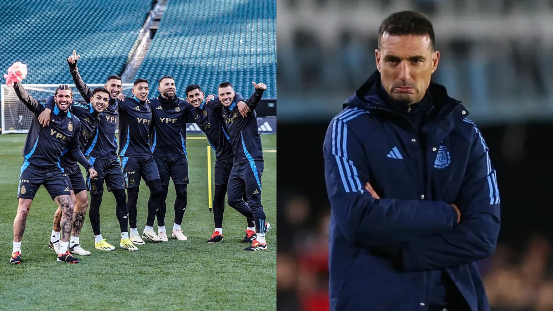 Los borrados por Scaloni para el debut con El Salvador