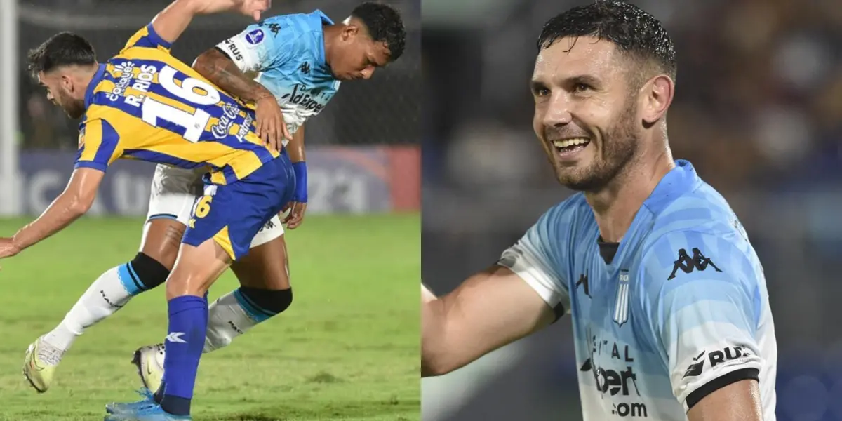 Los hinchas de Racing criticaron a un jugador pese al triunfo en Paraguay