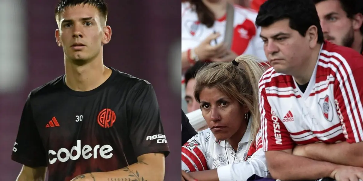 Los hinchas de River se enojaron por la ausencia de Mastantuono y criticaron a un delantero
