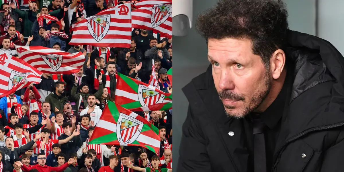 Los hinchas del Athletic se vengaron de Simeone