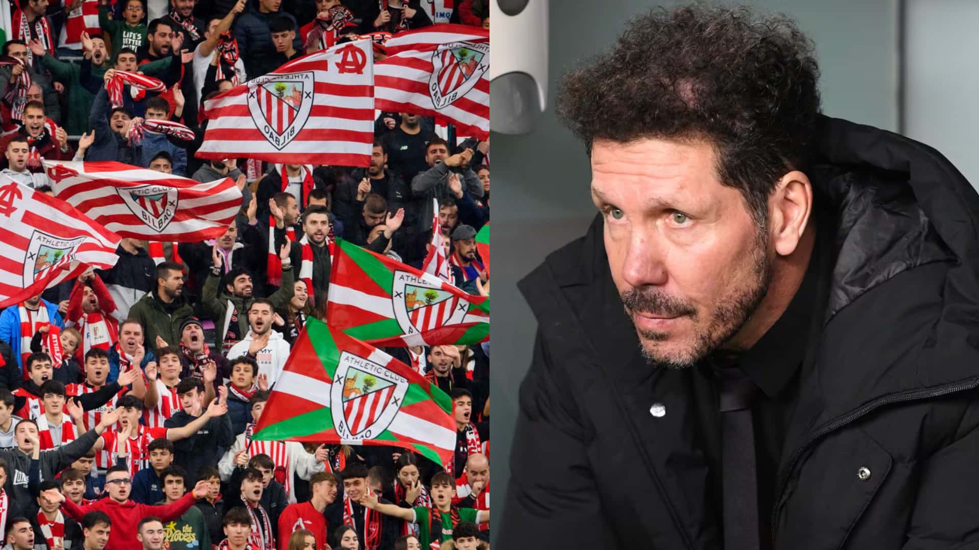 Los hinchas del Athletic se vengaron de Simeone