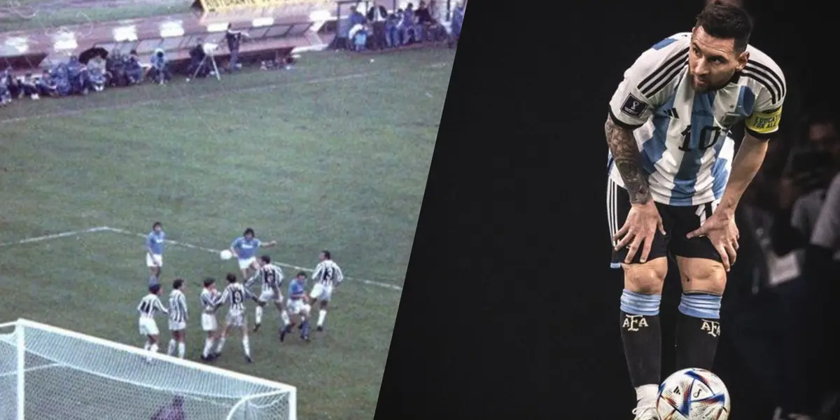 Los jugadores argentinos con más goles de tiro libre en partidos clave / X