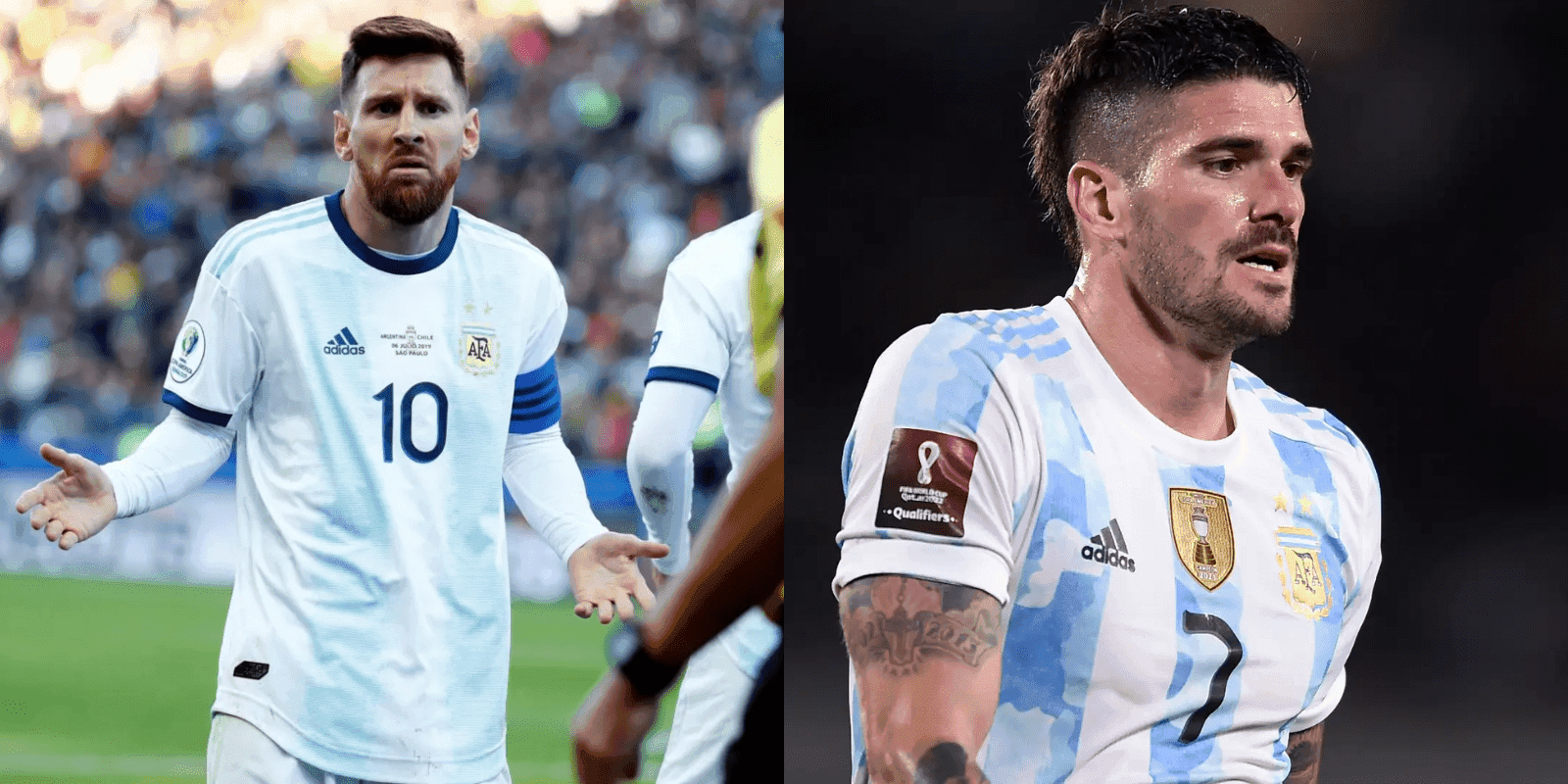 Los jugadores de la Selección pidieron a De Paul que baje la exposición mediática con su nueva pareja