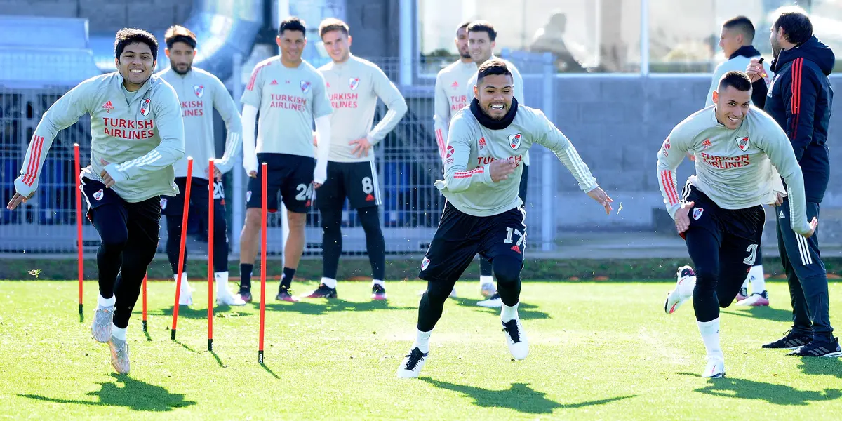 Los jugadores del Millonario se reecontraron con un ex compañero de equipo.