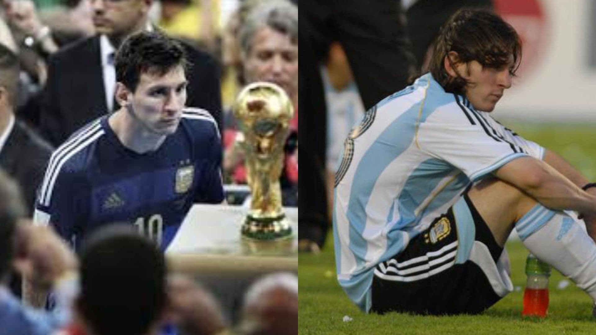 Los momentos más difíciles de Messi con Argentina.