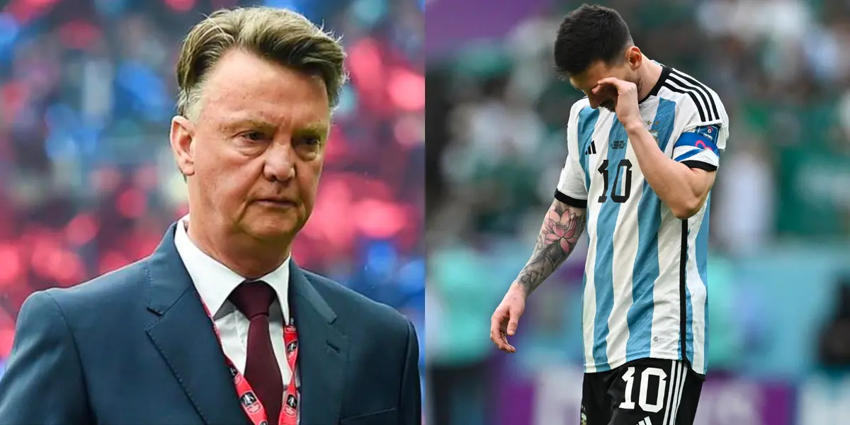 Louis Van Gaal se refirió a lo que será el compromiso ante Argentina y dejó una frase sobre Messi que sorprendió