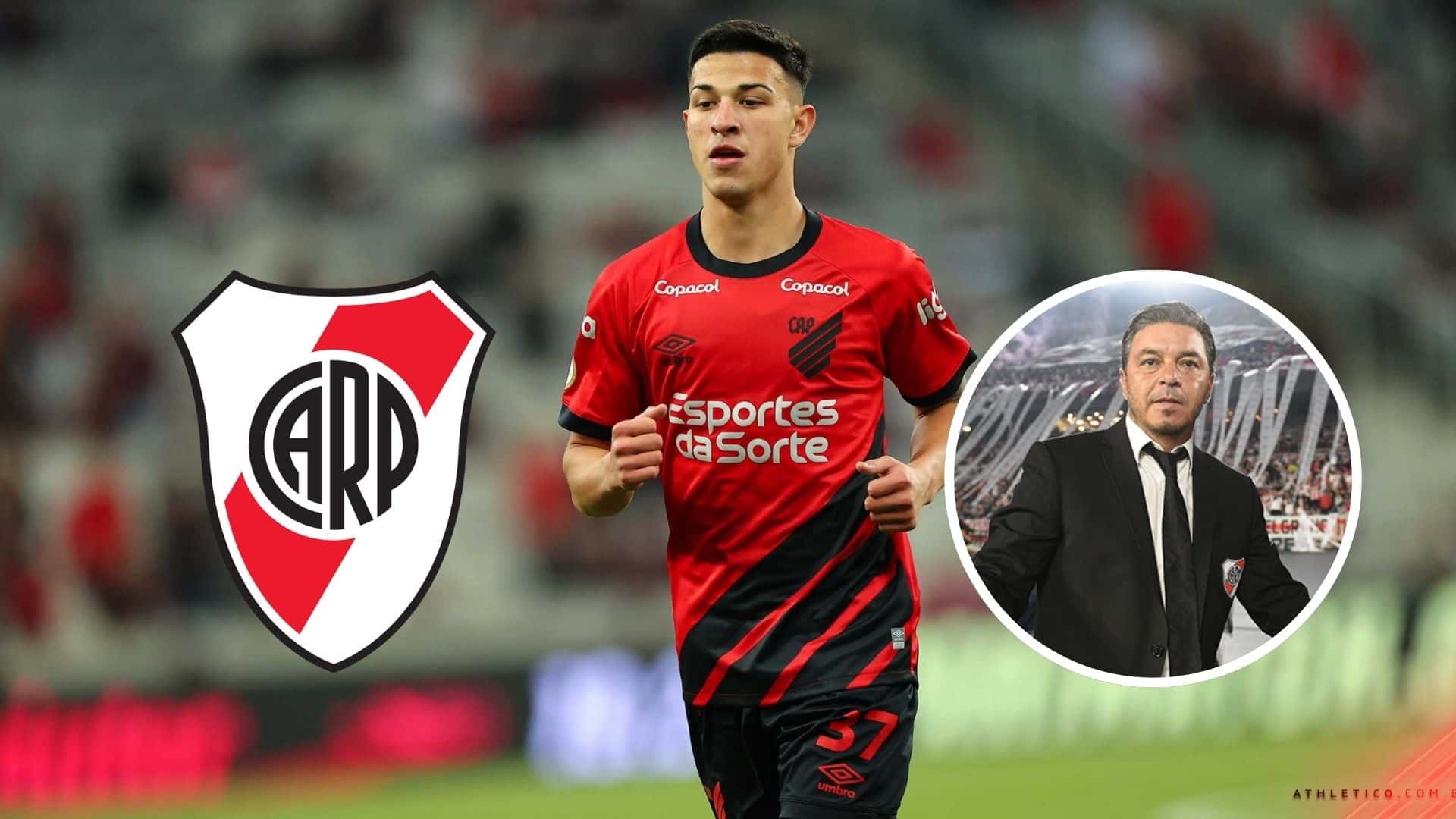 Lucas Esquivel - Marcelo Gallardo (Foto: X)