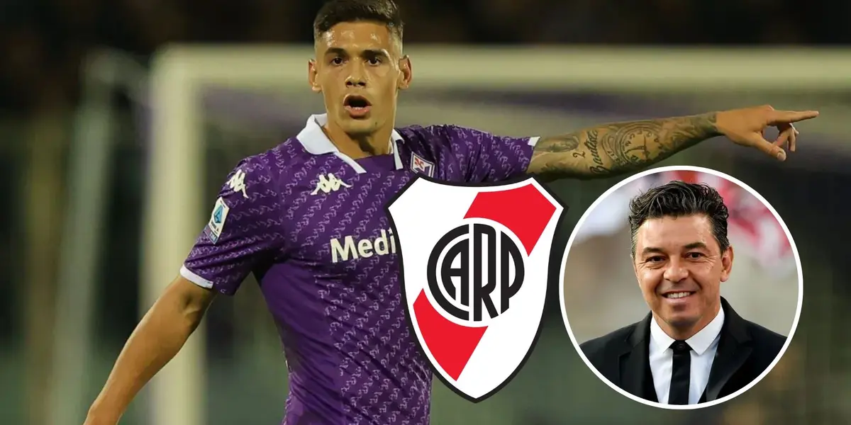 Lucas Martínez Quarta - Marcelo Gallardo (Foto: X)