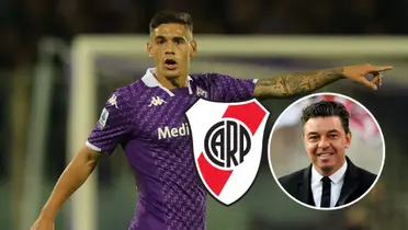 Lucas Martínez Quarta - Marcelo Gallardo (Foto: X)