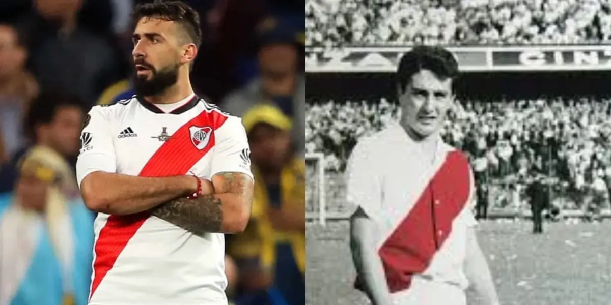 Lucas Pratto y Juan Sarnari.