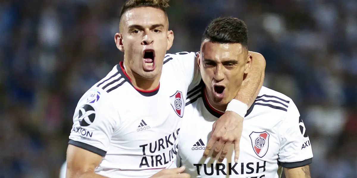 Luego de haber compartido un exitoso ciclo en el club de Núñez, ambos delanteros se manifestaron su cariño por el otro.