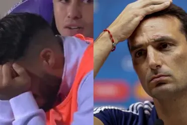 Luego de que Paredes haya salido en Juventus, otro jugador de la Scaloneta hizo lo mismo a pocos minutos de comenzar el partido.