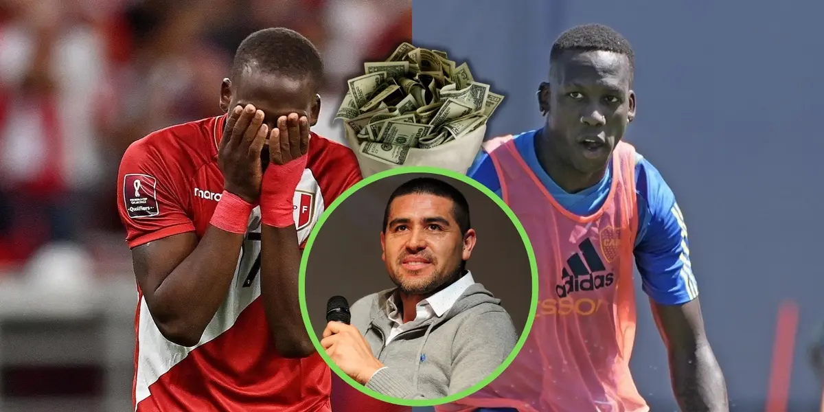 Luis Advíncula y Juan Román Riquelme.