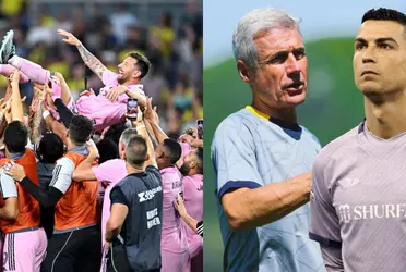 Luis Castro no utilizó a CR7 en la Champions de Asia y le mandó un dardo en rueda de prensa.