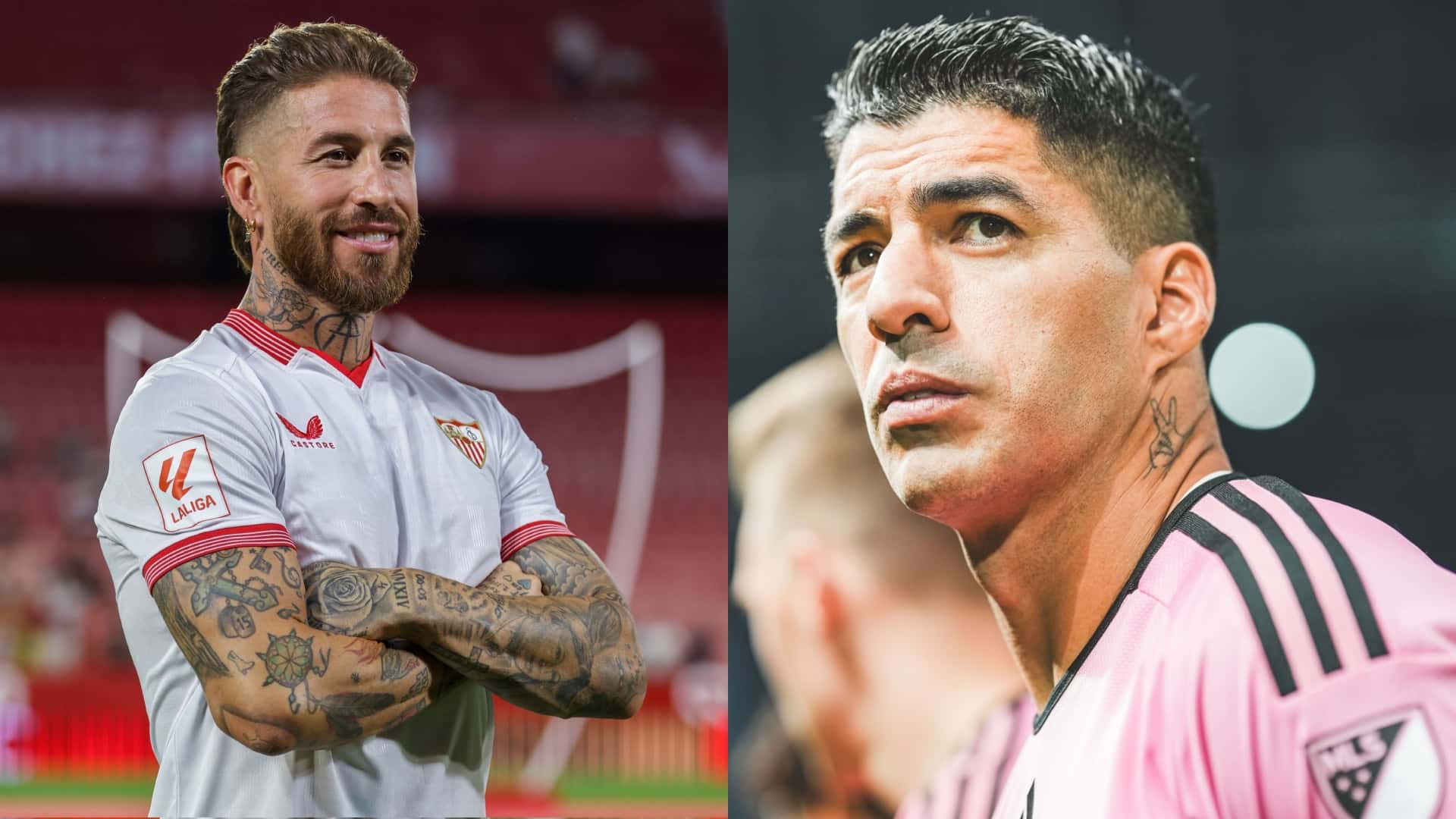 Luis Suárez y Sergio Ramos