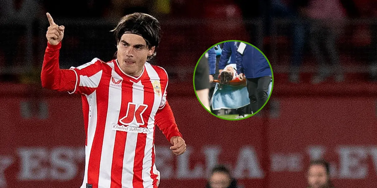 Luka Romero asustó a todos en Almería