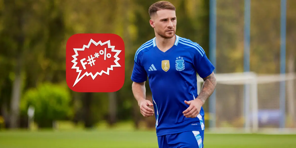 Mac Allister recibió insultos en sus redes sociales