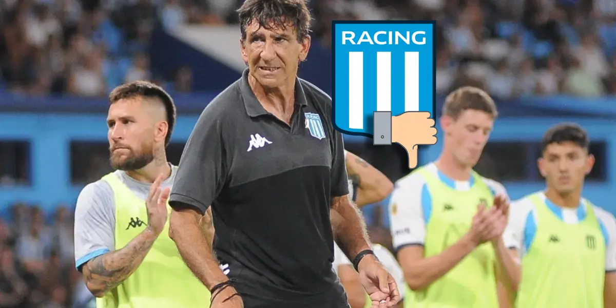 Malas noticias para Racing a horas del partido con San Lorenzo