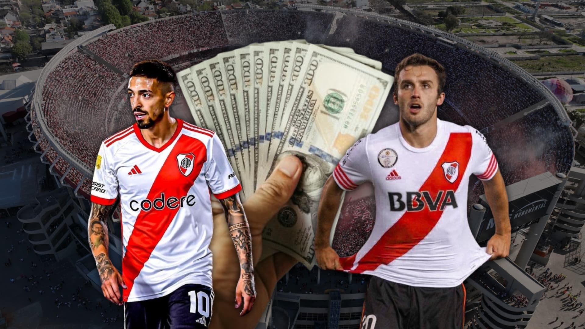 Manuel Lanzini y Germán Pezzella.