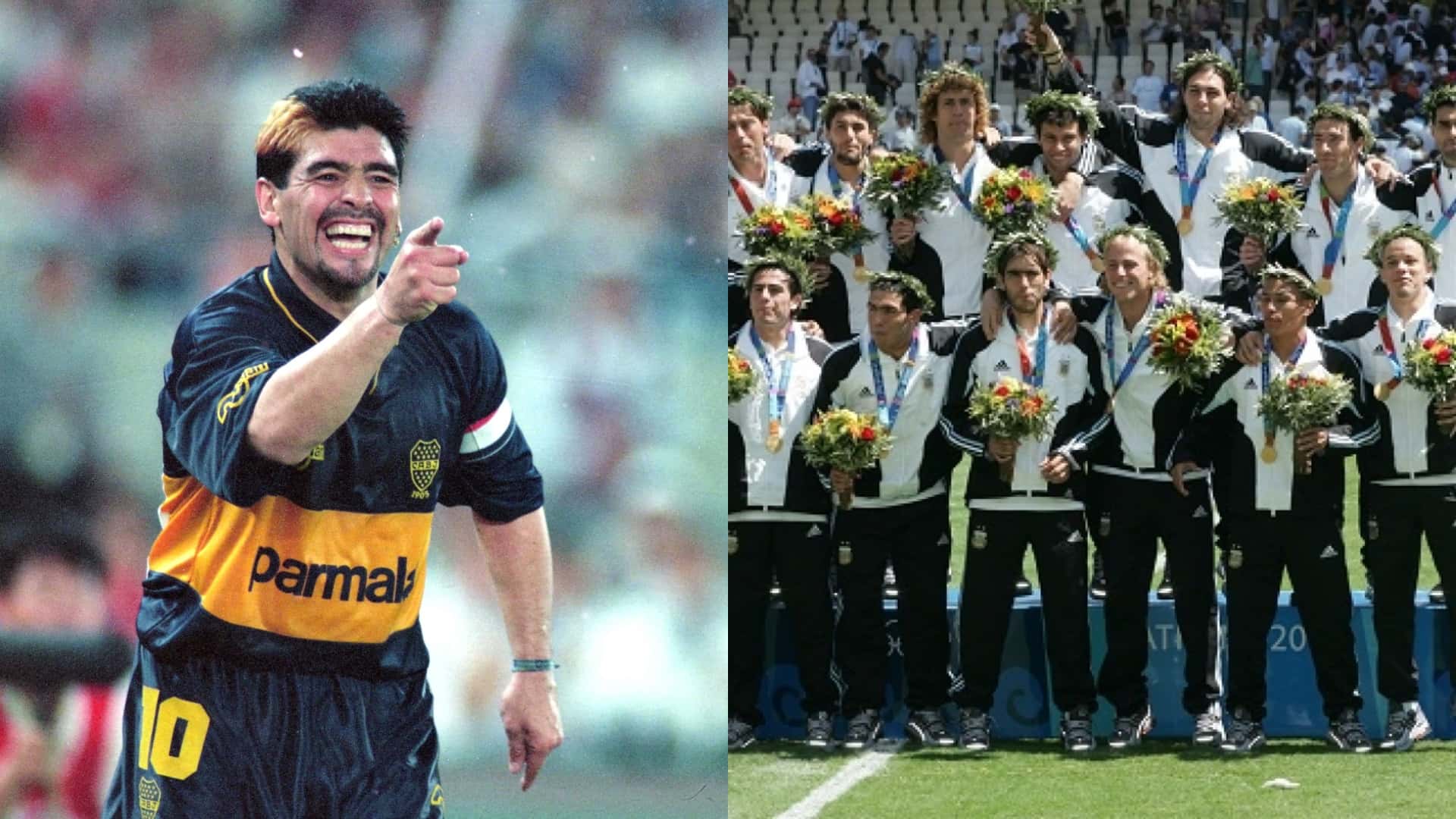 Maradona y Argentina campeón olímpico de 2004