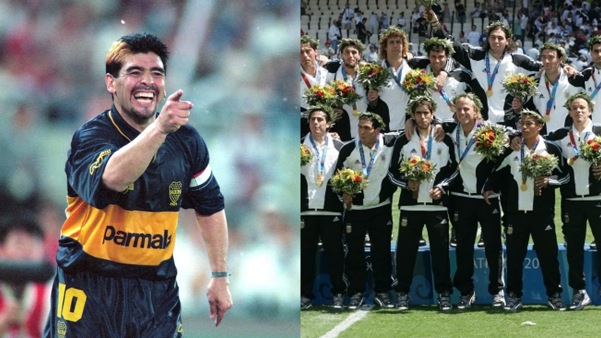 Maradona y Argentina campeón olímpico de 2004