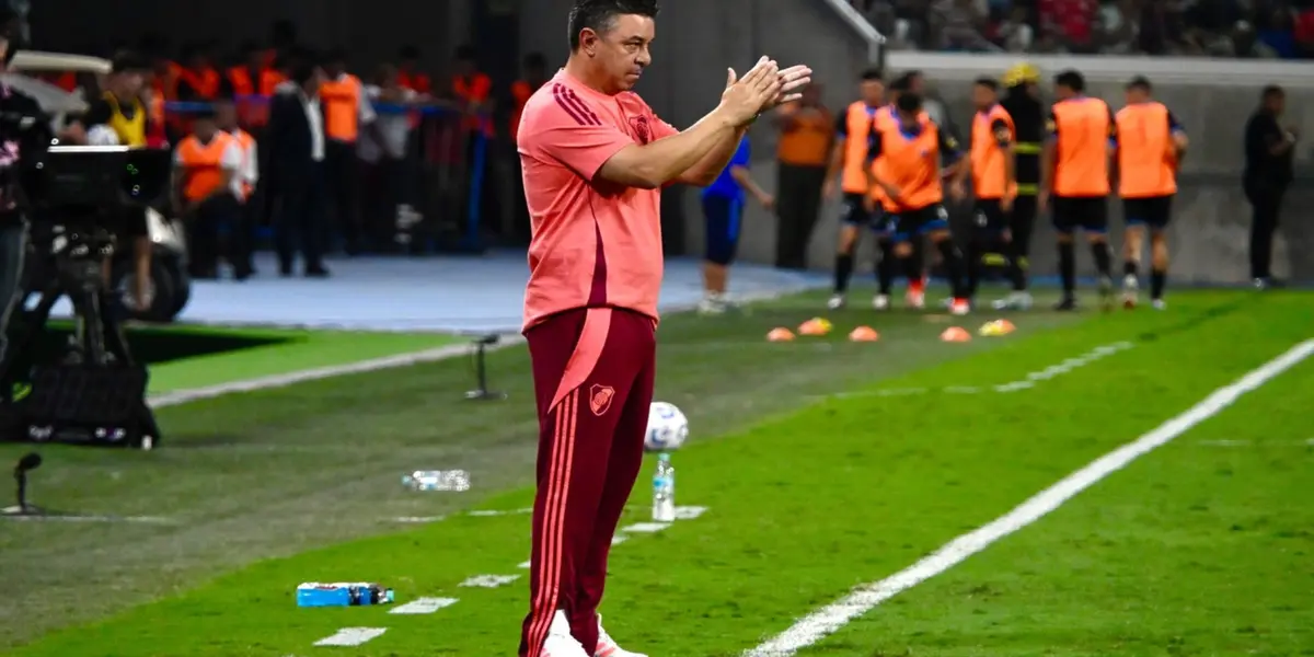 Marcelo Gallardo, entrenador de River (Ole)