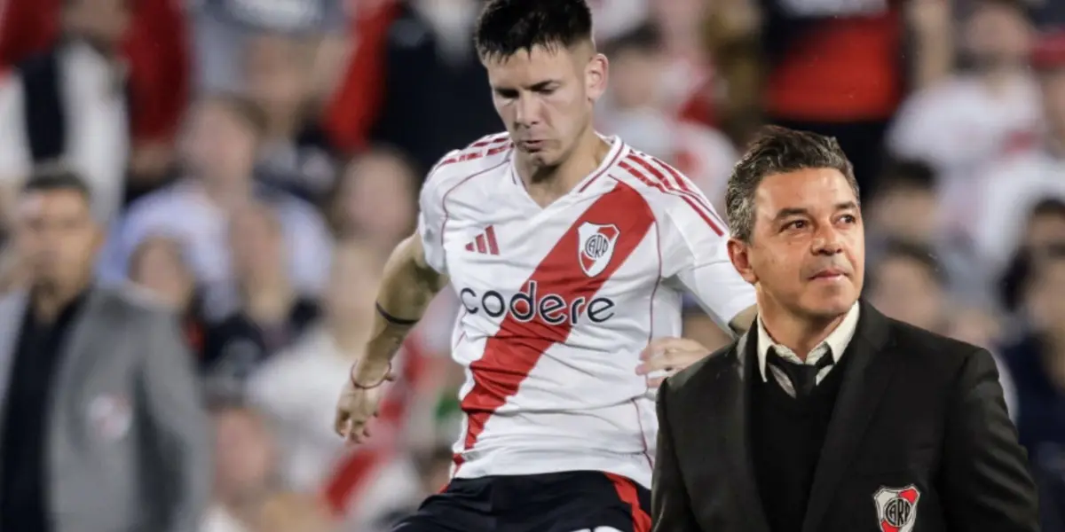 Marcelo Gallardo - Franco Mastantuono (Foto: River Plate)