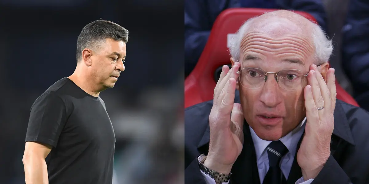 Marcelo Gallardo y Carlos Bianchi