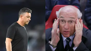 Marcelo Gallardo y Carlos Bianchi