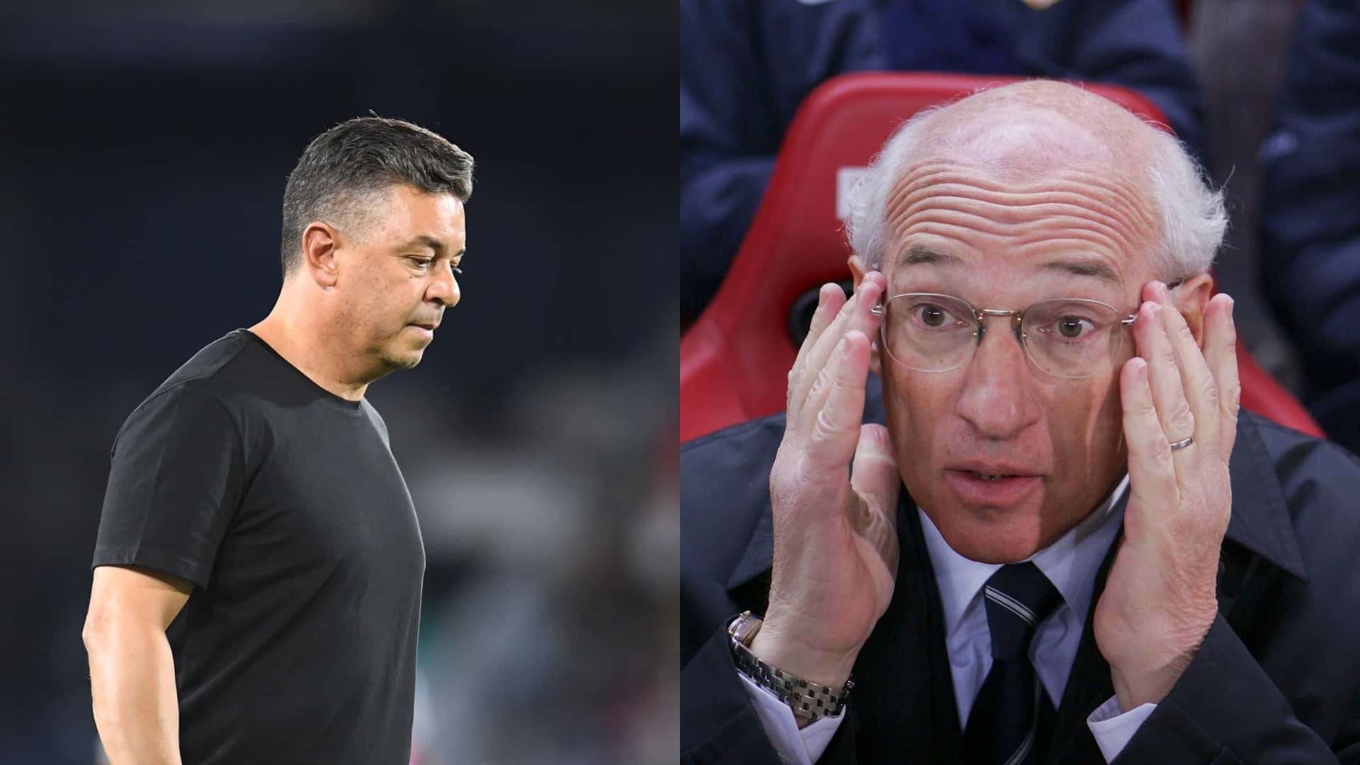 Marcelo Gallardo y Carlos Bianchi