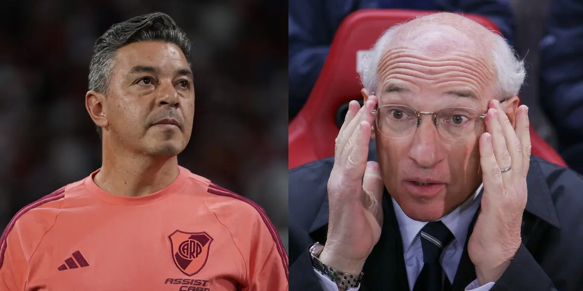 Marcelo Gallardo y Carlos Bianchi