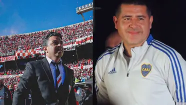 Marcelo Gallardo y Juan Román Riquelme.