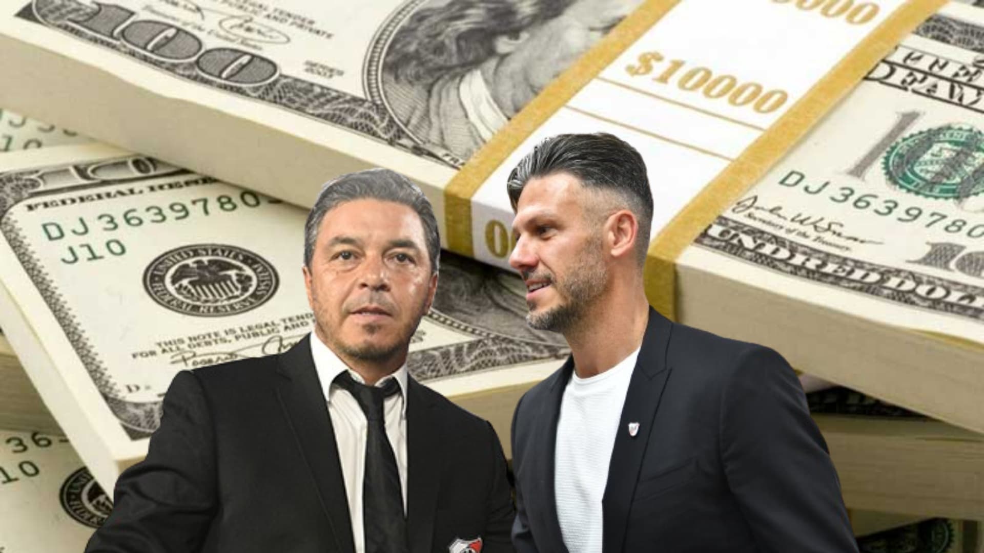 Marcelo Gallardo y Martín Demichelis