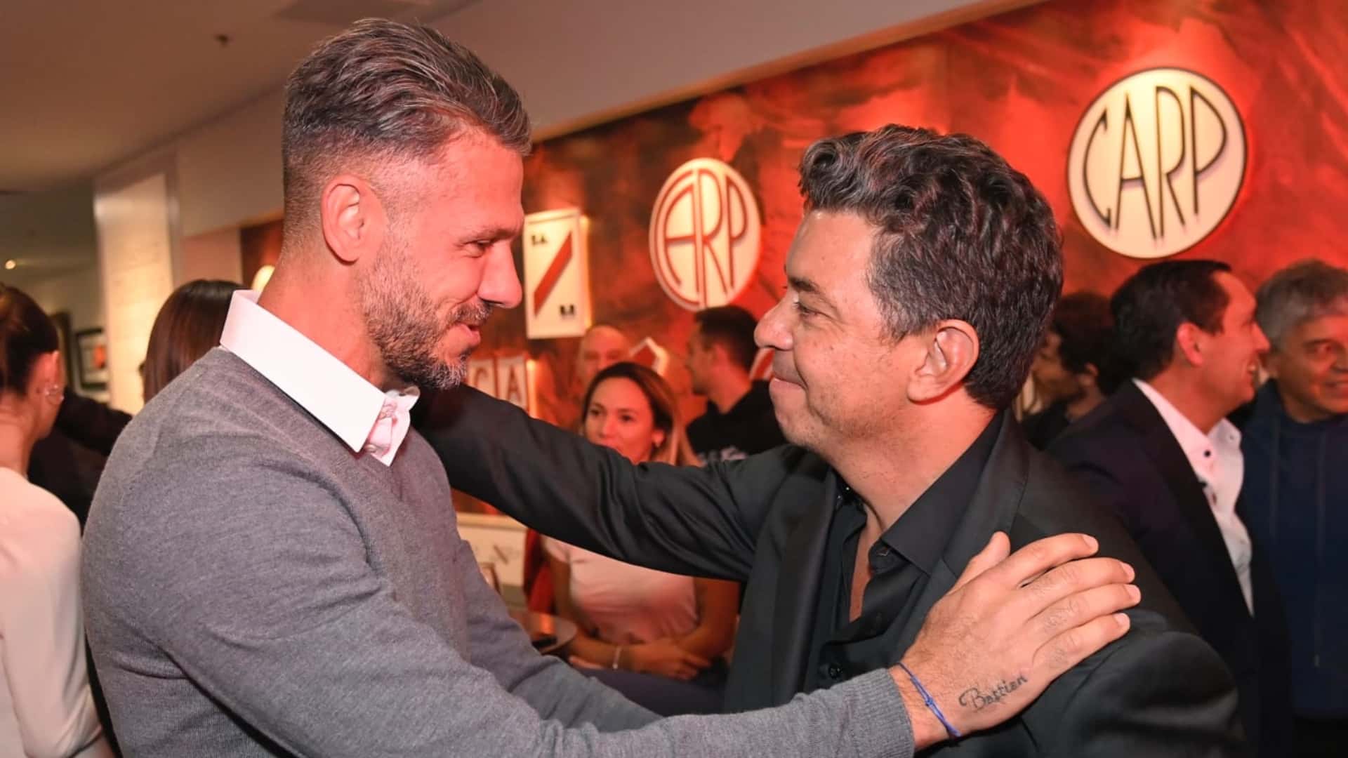 Marcelo Gallardo y Martín Demichelis juntos en River