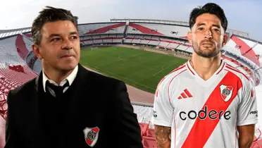 Marcelo Gallardo y Milton Casco (Foto tomada de: Goal/River Plate)