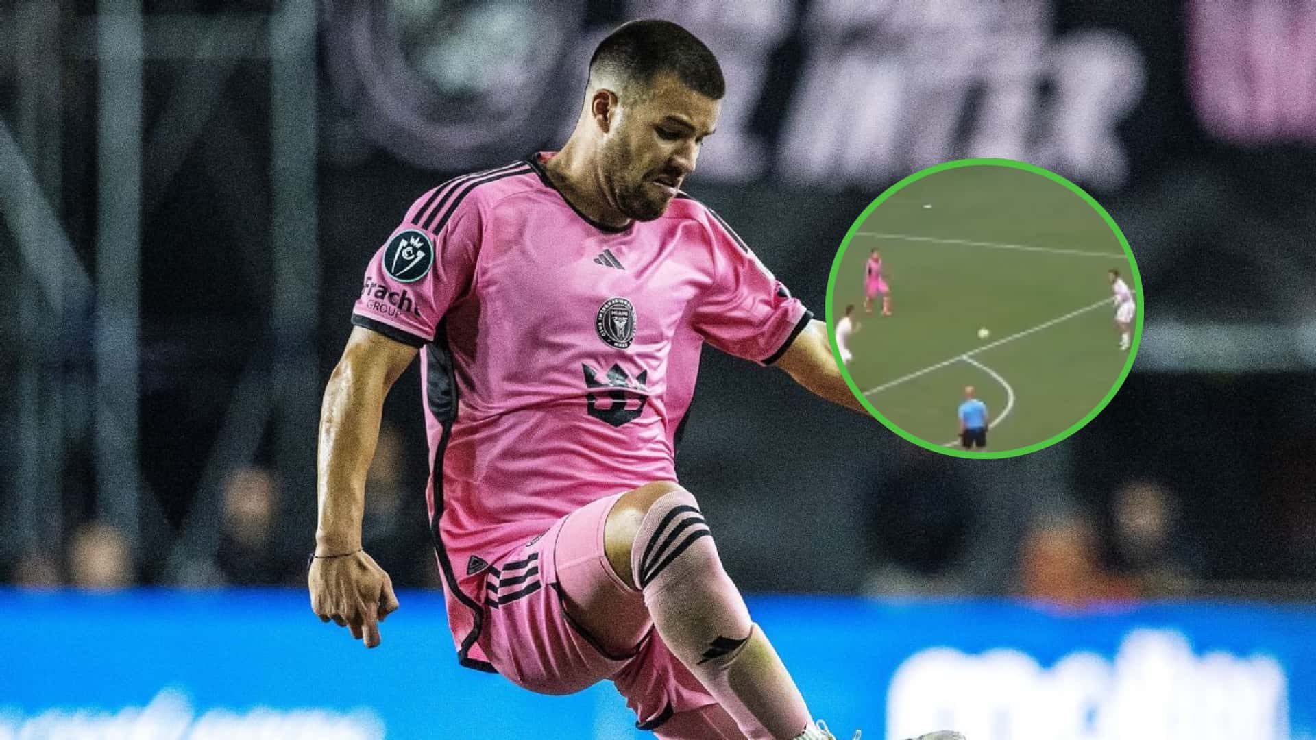 Marcelo Weigandt en acción con Inter Miami.