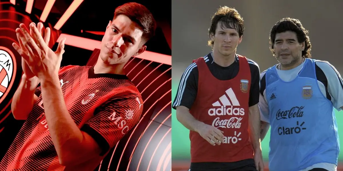 Marco Pellegrino ya es Rossoneri y reveló quién es su máximo referente.