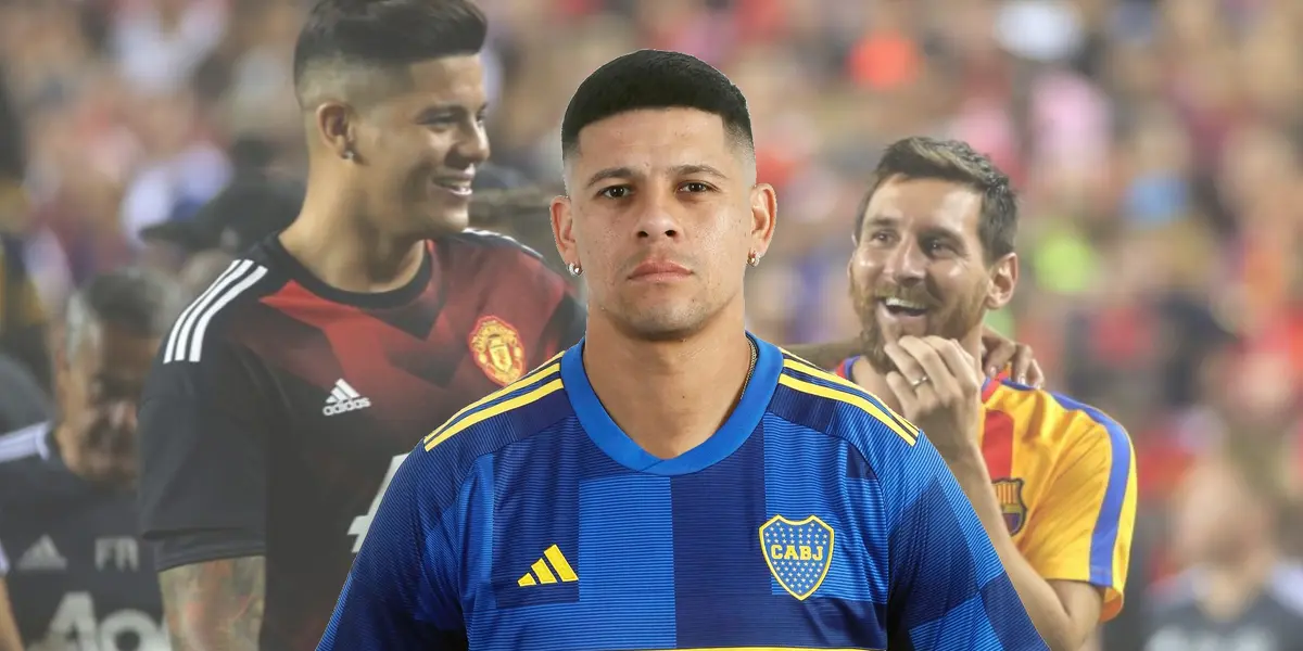 Marcos Rojo le mandó un mensaje a Messi tras el triunfo de Boca