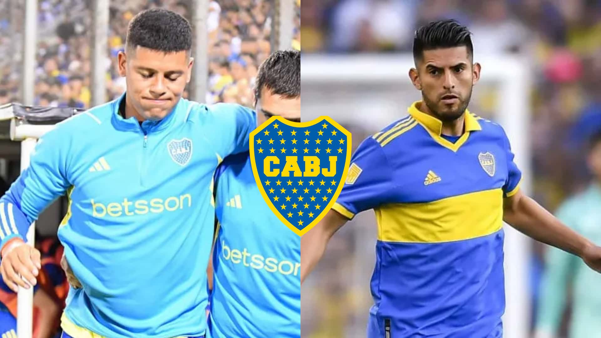 Marcos Rojo y Carlos Zambrano, en distintas etapas con Boca.