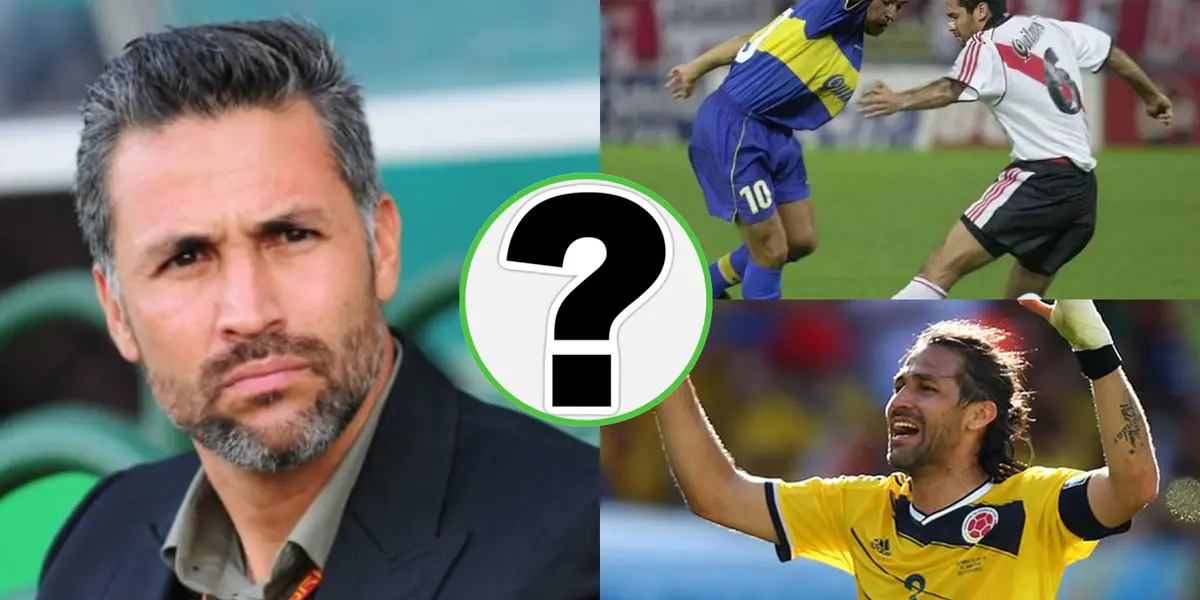 Mario Yepes sentado en un banco de suplentes (2017).