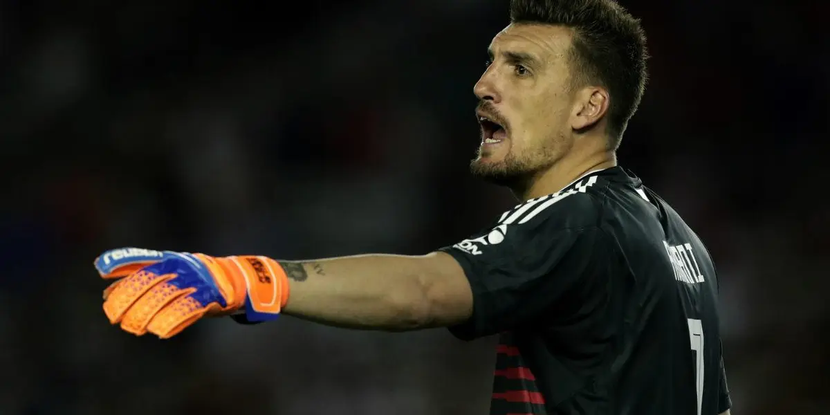 Martín Araoz habló sobre la posibilidad de que el portero del Millonario continúe su carrera en Europa.