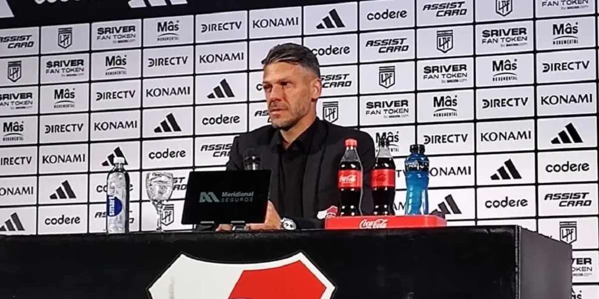 Martín Demichelis en conferencia de prensa.