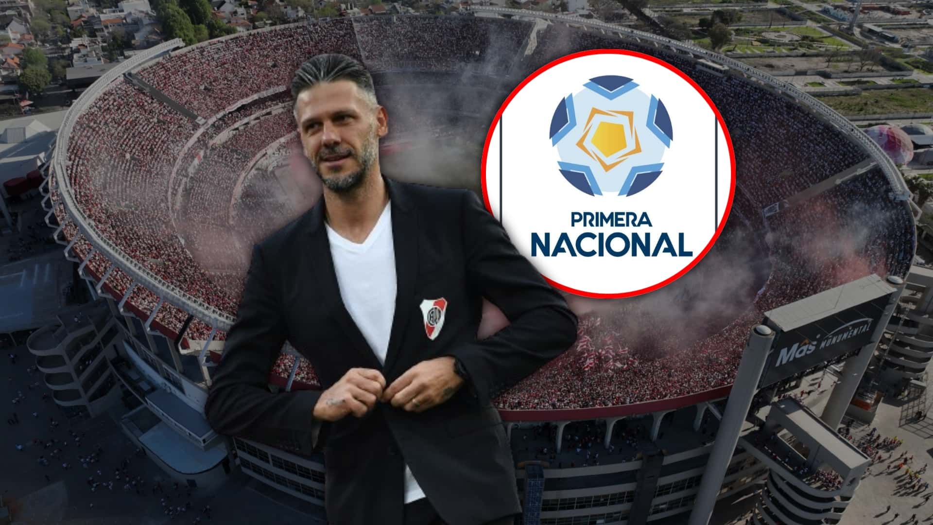 Martín Demichelis en la Primera Nacional.