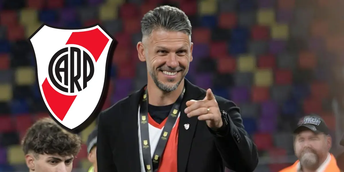 Martín Demichelis señala sonriendo.