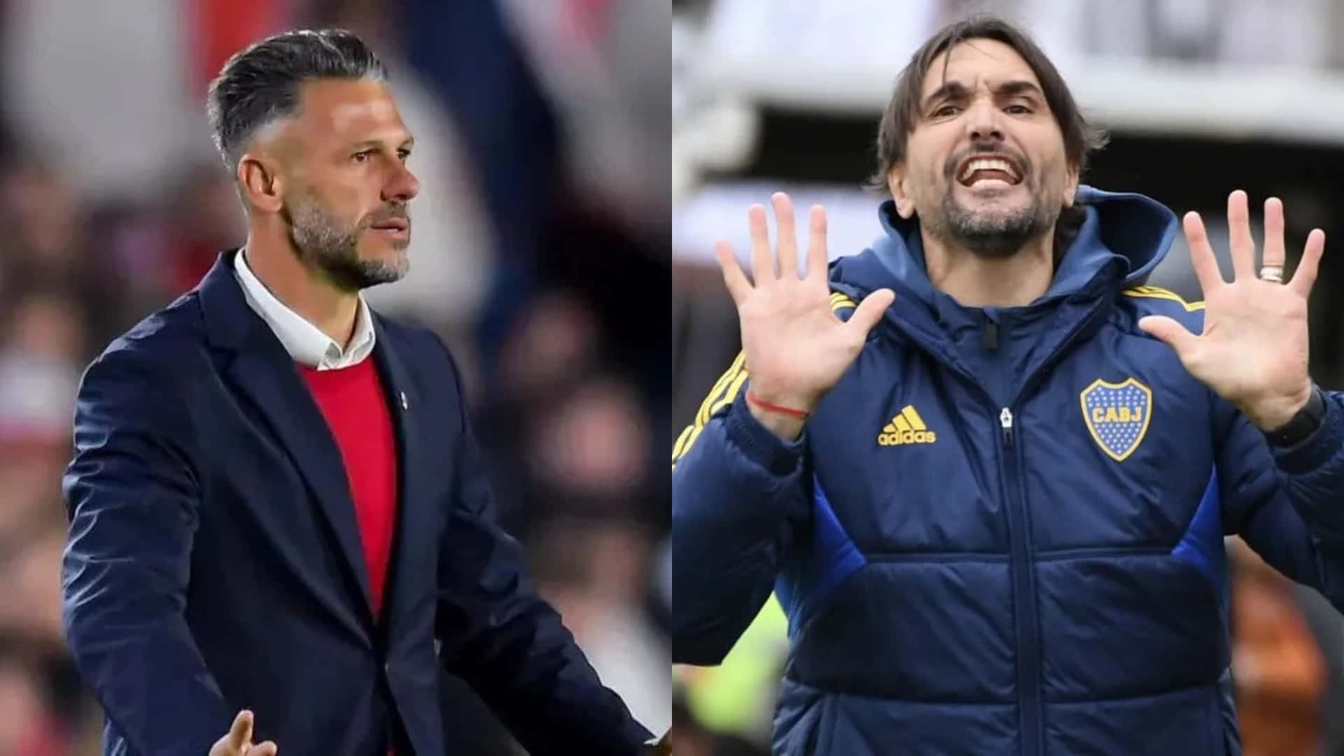 Martín Demichelis y Diego Martínez.