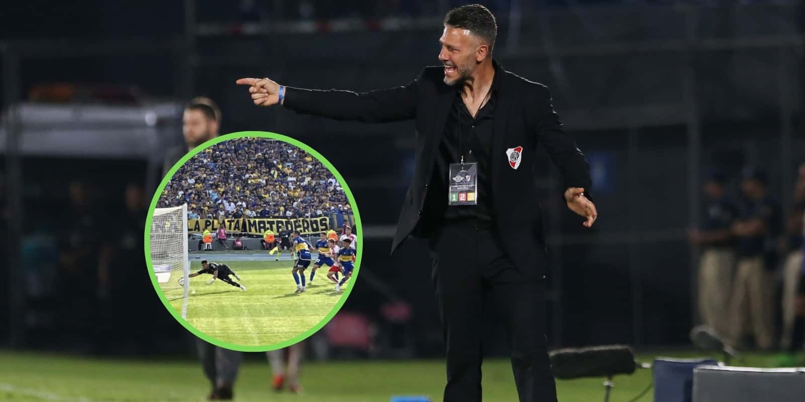 Martín Demichelis y la polémica del superclásico.