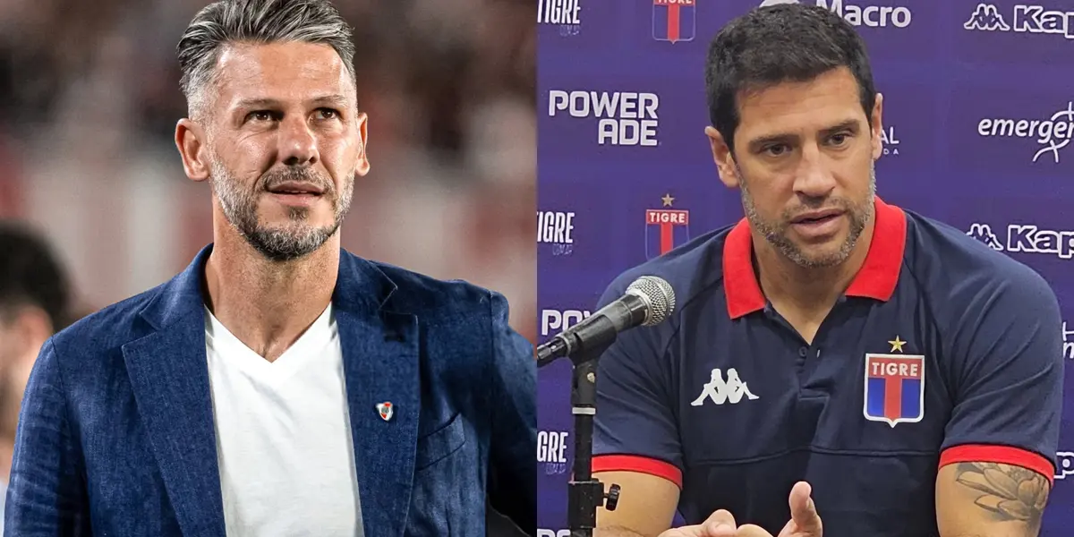 Martín Demichelis y Sebastián Domínguez en River y Tigre, respectivamente.