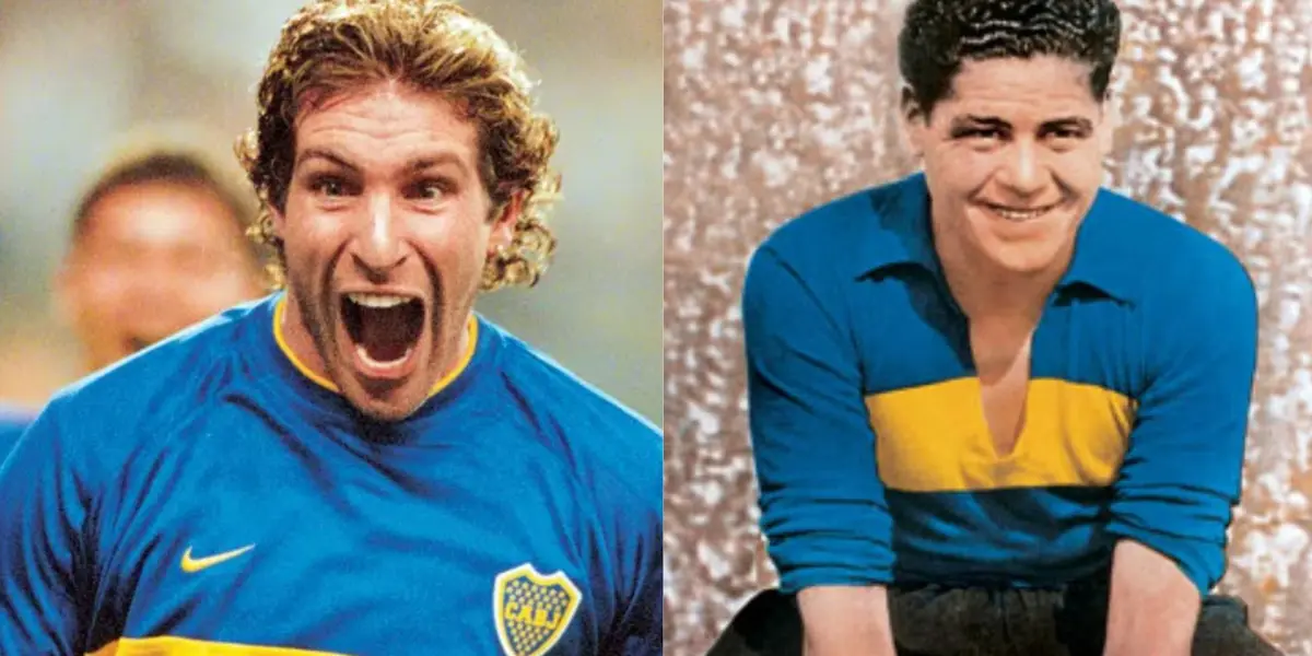 Martín Palermo y Roberto Cherro.