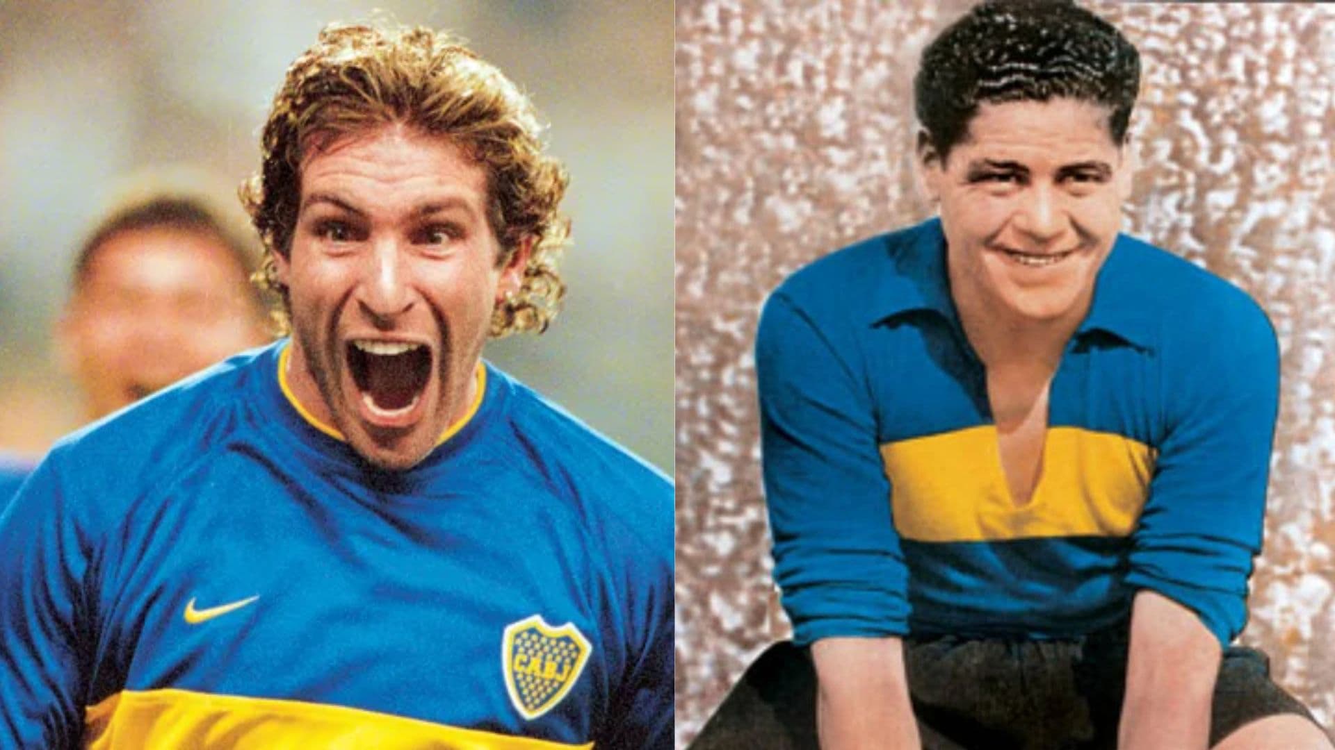 Martín Palermo y Roberto Cherro.