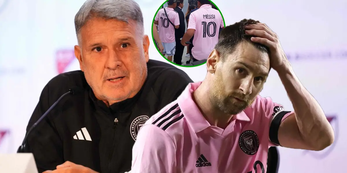 Martino le dio una mala noticia sobre Messi a los hinchas del Inter Miami